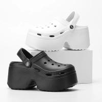 Sandalias De Tacones Altos Para Mujer Verano 2024 Cerradas Plataforma Gruesa Antideslizante Tacón Alto Con Plataforma 3-5cm Suela Gruesa Sandalias De Plataforma Gruesa Para Mujer - details 1