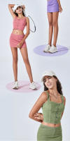 Deportivo Top Vaquero Mujer ajustado con almohadillas, push up y alta elasticidad - details 5