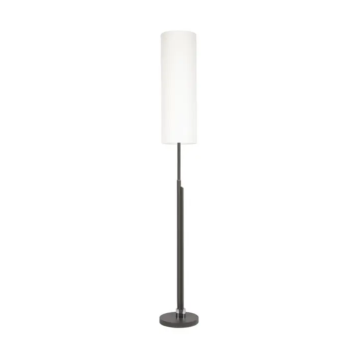 Lámpara de Pie Gouwe, Metal, Blanco, 25x25x184 cm - 1