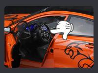 Jaguar XE SV PROJECT 8 Escala 1:18 Coche De Metal Diecast Con Sonido Y Luz Vehículo Coleccionable Para Niños Regalo De Cumpleaños - details 6