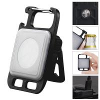 Linterna Mini LED Recargable COB Linterna Portátil Para Camping Y Exteriores Con Abrazadera De Corcho Luz De Trabajo Portátil - details 5