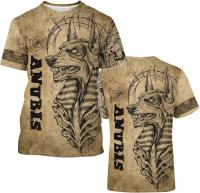 Camiseta Unisex De Estampado 3D BJU Ancient Egypt Estilo Casual Manga Corta Transpirable Para Viajes Y Uso Diario - details 3