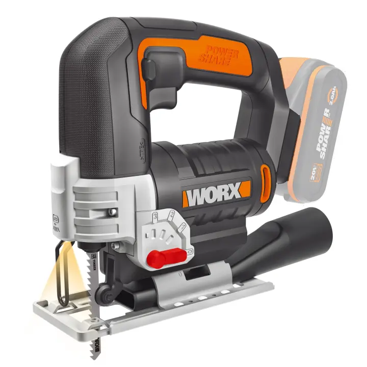 Worx WX543.9 Sierra de calar pendular 20V sin batería - 1