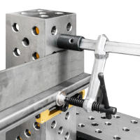 Juego De Herramientas De Soldadura 1Pc Quick-Adjust Welding Fixture Para Mesa De Trabajo Vertical Con Agarre Fijo Para Plataforma De Soldadura Tamaño 16mm/28mm - details 2