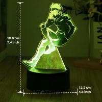 Lámpara De Noche LED 3D Anime Figuras Jujutsu Kaisen Acrílico RGB Toque Inteligente 7 Colores Luz De Decoración Para Dormitorio Regalos - details 5