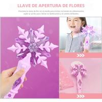Varita Mágica De Nieve Que Brilla Juguete Iluminado Para Fiestas Y Cosplay Varita De Hadas Accesorio De Fiesta - details 9