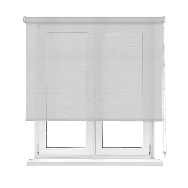 YUNIK HOME – Estor Enrollable de 200cm de largo Screen Apertura 5% Proporciona Intimidad. Estor Screen para Puertas y Ventanas. Aislante Térmico, Translucidos Fácil Instalación en Pared o Techo - 1