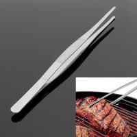 Pinzas De Barbacoa De Acero Inoxidable 30cm Con Dientes Largos Y Planos Herramientas De Cocina Para Alimentos Resistentes Al Calor Y Fáciles De Limpiar - details 2
