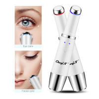 CkeyiN Máquina De Levantamiento Facial Y Cuello Masajeador Fototerapia Instrumento De Masaje Ocular Vibration Anti Arrugas Eliminador De Doble Mentón - details 41