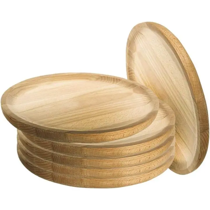 C.A - Platos de Madera para Servir Pulpo Fresco - Calidad Superior - Hechos a Mano por Expertos - Accesorios Esenciales - 1