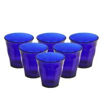 MAXHOME-Set 6 pahare, sticla, albastru inchis, 310 ml, Picardie, Duralex - details 4