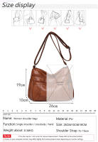Bolso De Hombro Para Mujer De Cuero Sólido De Alta Calidad Bolso Cruzado De Lujo 2024 Bolso De Mano Casual De Diseñador Bolsos De Tope - details 2