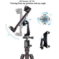Soporte Portátil Para Tableta 2 En 1 Con Rotación De 360° Clip Ajustable Soporte De Montaje Para iPad pro 12.9 Mini Xiaomi Huawei - details 3