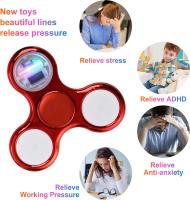 Spinner Juguete anti ansiedad Reductor alivio del estres, plata , niños, adultos, NUEVO, ENVIO 24H - details 2