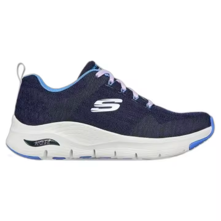 Zapatillas Skechers Arch Fit para mujer en color azul - 1
