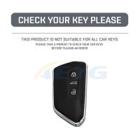 Funda De Llave De Coche En Fibra De Carbono ABS Para VW Volkswagen Golf 8 Mk8 Koda Octavia Cubierta Para Llave Inteligente Sin Llave De Reserva Accesorios De Carrocería - details 0