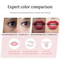 Espejo De Maquillaje Portátil LED Tricolor Plegable Recargable Con Luz Giratoria Para Damas Espejo De Belleza Para Dormitorio - details 1