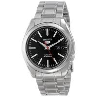 Reloj automático hombre Seiko 5 SNKL45K1 dial negro 38mm correa acero - details 0