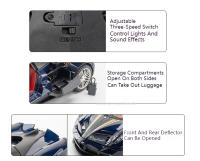 Coche De Juguete Pagani Huayra a Escala 1:18 Con Luz Y Sonido-absorci\u00f3n De Impactos-colecci\u00f3n De Coleccionables Metales Sin Bater\u00eda Regalo Para Festivales - details 3