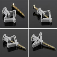 Anclaje De Tornillo Con Plástico 50/100pcs Para Techo Muro Y Cable Accesorios De Expansión De Tubo Aéreo M4 Kit De Herramientas Para Carpintería - details 3
