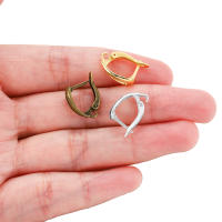6-12Pcs/lot Gancho Para Pendientes De Color Oro Clavija Retro Con Cierre De Bucle Abierto Accesorios De Joyería Para DIY - details 12