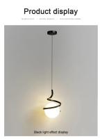 Lámpara Colgante Nórdica LED Para Dormitorio Y Sala De Estar Iluminación Interior Decorativa Para Mesa De Comedor Y Hogar - details 11