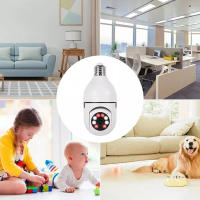 Cámara Inteligente HD 1080P E27 Bombilla WIFI Con Visión Nocturna Audio Bidireccional Seguimiento Humano Para Seguridad Doméstica Y Exterior - details 16