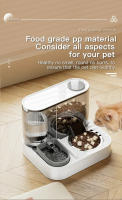 Alimentador Automático Para Gatos 1.5L Agua 2.2L Alimentos Dispensador De Agua Con Filtro Dual Apagado Automático En Falta USB - details 12