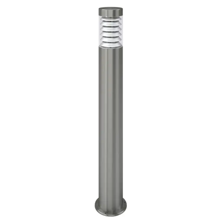 VidaXL Lámpara de poste de jardín acero 60W inox Ø10,1x80 cm - 1
