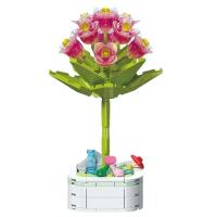 Bouquet De Bloques De Cristal DIY Para Decoración De Escritorio Y Jardín Juguete Creativo Para Niños Y Adultos - details 8