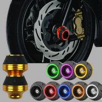 Protector De Caída Colorido Para Motocicleta Antigolpes Para Rueda Delantera Y Eje De La Marco Accesorios De Equipo De Motocross - details 0
