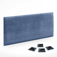 DHOME Juego de Paneles Tapizados en Pana Pack Autoadhesivos para Pared Acústicos Absorbentes Protección Segunda Gama de Colores - details 4