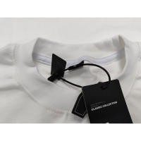 Camiseta De Cuello Redondo Para Hombre Small Neck T-shirts 350gsm Algodón Color Sólido Casual Verano Otoño Manga Corta Cuidado Fácil - details 3