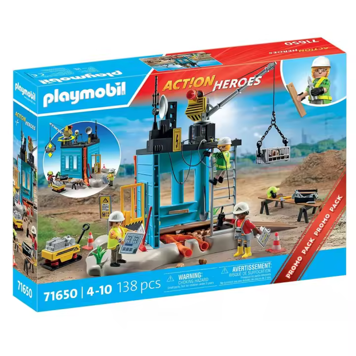 PLAYMOBIL - CONSTRUCCIÓN, 71650, TIENDA CON LICENCIA OFICIAL - 1