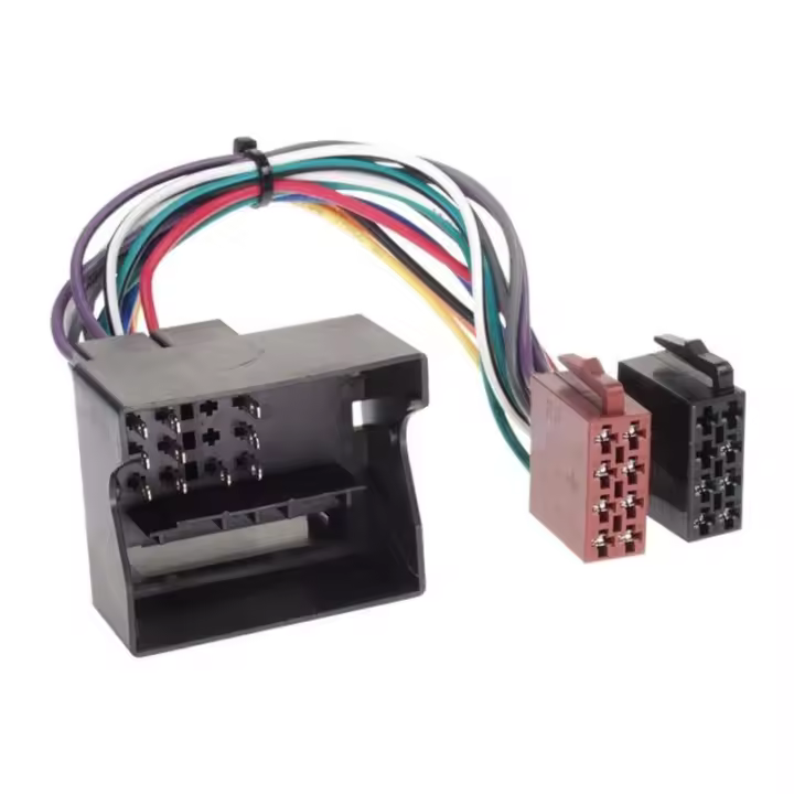 Conector ISO compatible  Ford C-Max Fiesta Focus Fusion Kuga Mondeo S-Max Transit Connect Galaxy BMW Serie 1 3 5 X1 X3 X5 Z4 E39 E46 E53 E83 E84 E85 E86 - 1