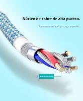 Cable De Carga Rápida Con Rotación De 180 Grados USB a a Tipo C Braided De Aleación De Zinc Con Luz Cable De Datos Micro USB Para Juegos - details 9