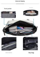 Bolsos de hombre de viaje de negocios de moda, maletín Oxford Unisex, Bolso Cruzado - details 4