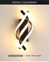 Lámpara De Pared LED Moderna Para Decoración De Hogar Y Habitaciones Iluminación Blanca Y Negra Para Sala De Estar Y Dormitorio - details 8