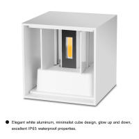 Lámpara De Pared LED 6W/12W Impermeable IP65 Para Exterior Iluminación De Jardín Y Porche Decorativa Para Dormitorio Material De Aluminio - details 5