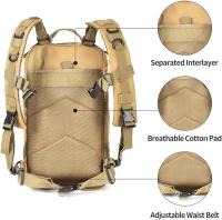 Mochila Militar Hombre 25L Mochila de Asalto Molle Mochila Táctica Mochila de Combate Campamento de Senderismo al Aire Libre Multibolsillos Mochilas Caza de Pesca Caza Senderismo 20L - details 2