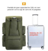 Mochila Táctica Grande De 110L Y 130L Para Camping Viajes Y Senderismo Exterior Equipaje Para Hombres Bolsa De Hombro Militar - details 3