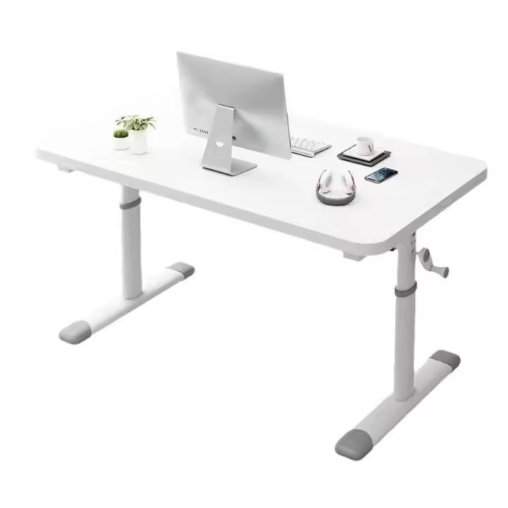 Mesa escritorio elevable,Mesa de elevaciónde ajustable alto 63-90cm, Ordenador Escritorio Oficina estudio , escritura para estudio, PC, portátil, mesa de trabajo, mesa de juegos, pata metal - 1