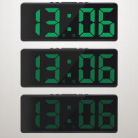 Acrylic/Mirror Digital Alarm Clock Voice Control (Powered By Battery) Table Clock Snooze Night Mode 12/24H Electronic LED Clocks - details 16