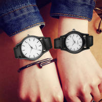Reloj De Cuarzo Minimalista Para Parejas Correa De Cuero Múltiples Colores Accesorio De Ropa Casual Reloj Simplicidad - details 20