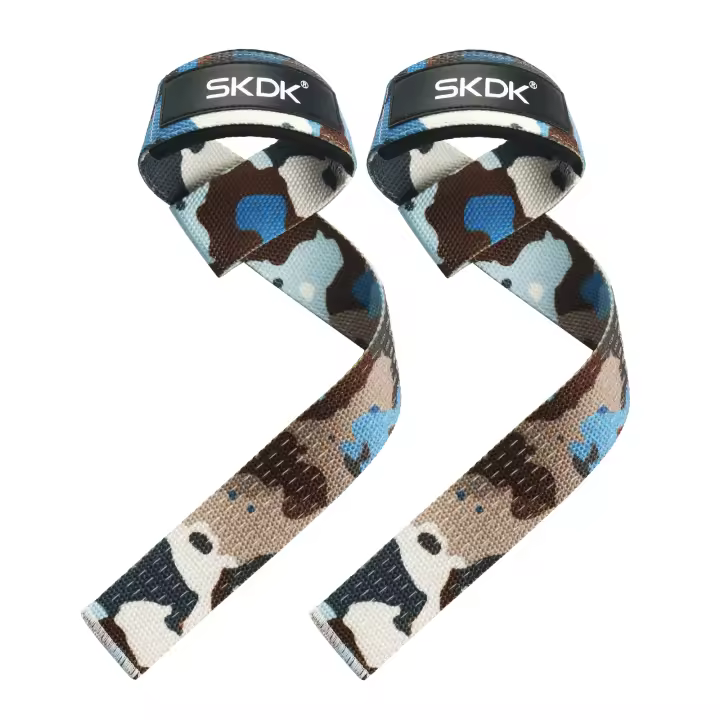 Correas de agarre de silicona antideslizantes (2/4/3 pares) para el aumento de pesas y entrenamiento de Manos, accesorios de fitness para peso muerto. - 1
