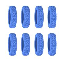 8Pcs/Set Cubiertas Para Ruedas De Equipaje De Silicona Protección Para Rodillos De Maleta Silencioso Reducción De Ruido Tamaño 5-6cm De Diámetro - details 6