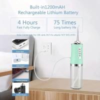 Limpia Dientes Portátil Inteligente Eléctrico Fregador De Agua Con 4 Jetas Y 3 Modos Recargable Aparato Dental De Limpieza Oral - details 4