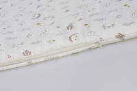 LALA - Barandilla de Cama para Bebe desmontable y lavable, Gasa de Algodón Puro, almohadilla protectora anticolisión para Barandilla de Cama para Bebe Dream 60*30*3 desmontable, - details 10