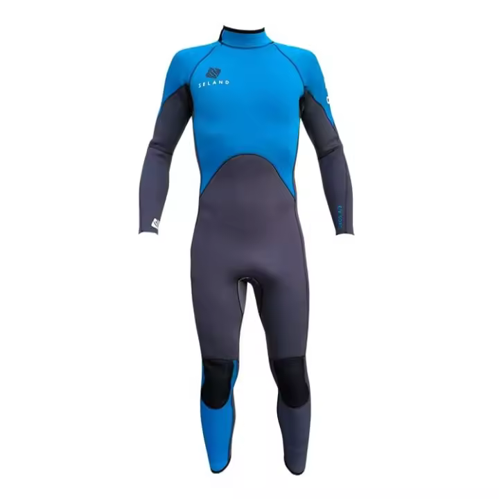 Seland Gros Azul Gris Surf Neopreno Wetsuit 4.3. Size -M- - 1