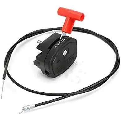 Cable de acelerador Universal 142 de 56 pulgadas y palanca de arranque para cortadora de césped - 1
